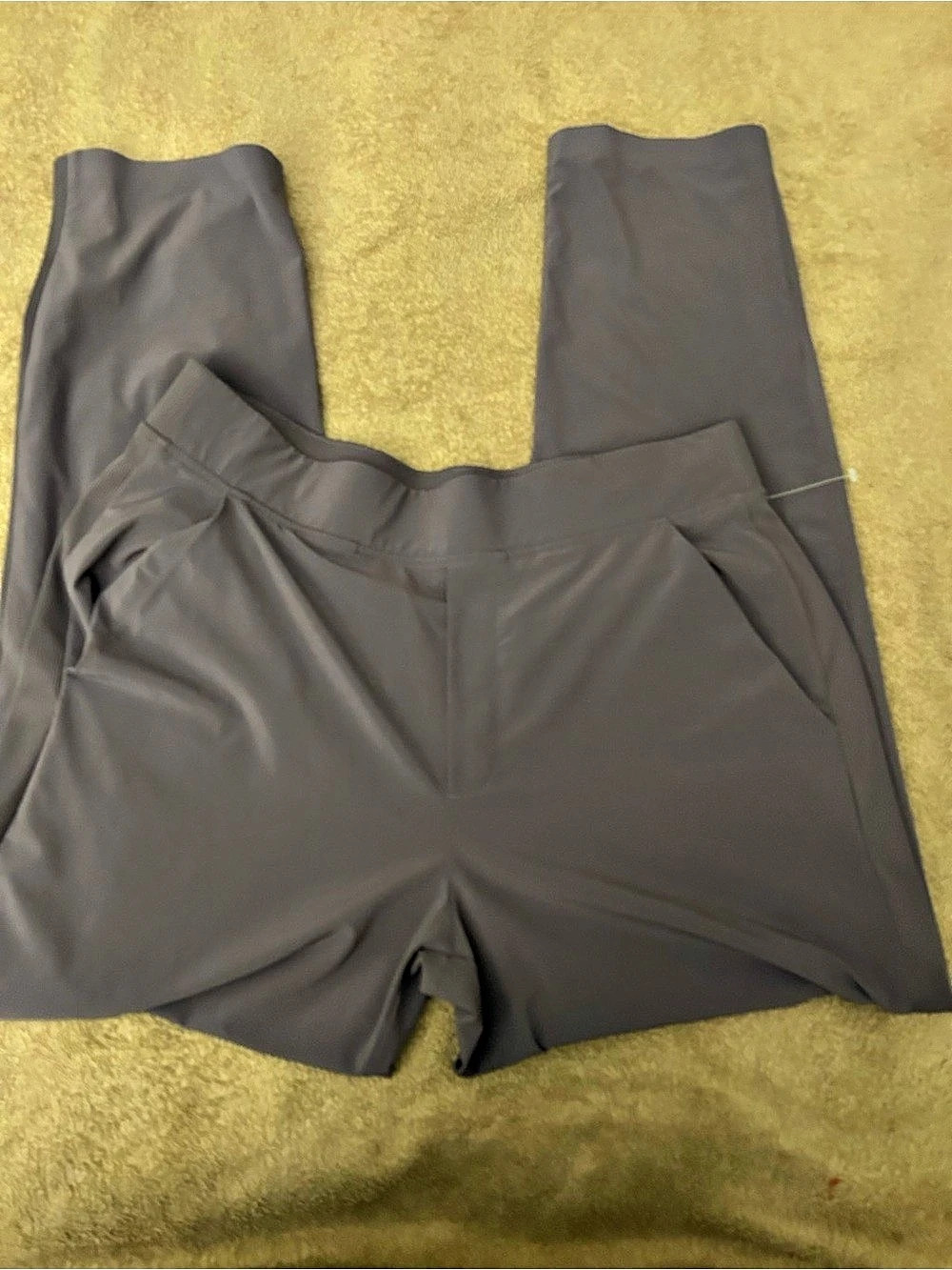 Athleta Brooklyn Mid Rise Ankle Pant Gray Size 12